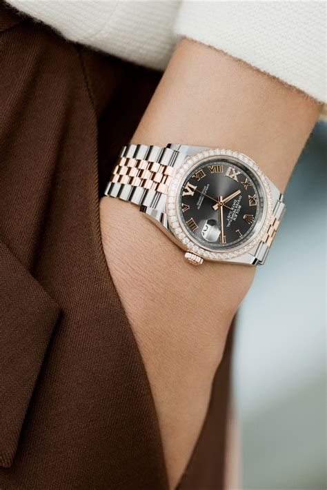 rolex frauen armbanduhr daydate quarz|lady datejust Rolex watch.